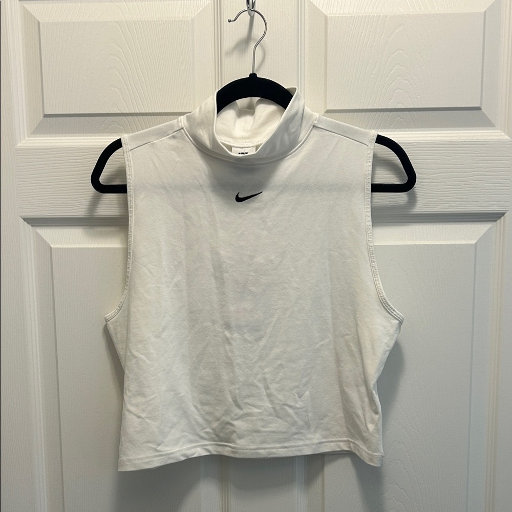Nike Women's White Crop Top